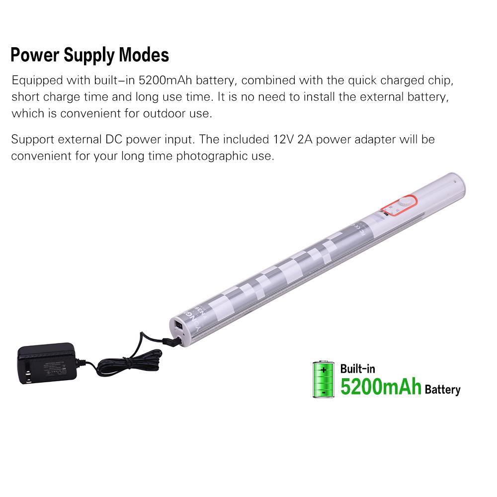 

YONGNUO YN360II Pro LED Video Light 3200K5500K и полноцветный RGB CRI более 95 Поддержка дистанционного управления через приложение