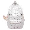 Polar Dot Print Backpack Women's Large Capacity Backpack Student Schoolbag