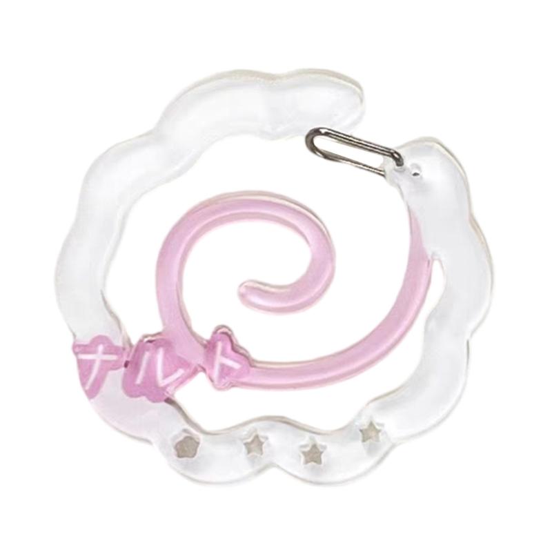 Carabiner Clip for Keys and Small Items Acrylic Pendant for Backpack Handbook Decoration Ita Bag Buckle Accessory