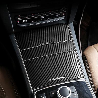 Acier Inoxydable Panneau Décoratif de Couvercle de Garniture de Boîte de Rangement de Console Centrale Pour Mercedes Benz Classe E Coupé W207 2014-2016