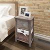 VidaXL Bedside Table Wood Brown
