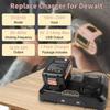 DCB102 Dual-Port Rapid Charger Replacement Charger Power Tool Battery Charger Compatible with For 20V Lithium Batteries