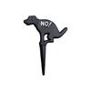 Pastoral Style Placard Cast Iron Garden Signage Iron Art Puppy Sign Lawn Horticulture Decoration Yard Lawn Signs Outdoor Decor