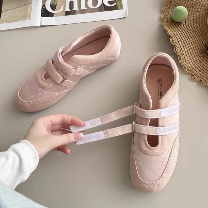 Flats Women Casual Sneakers Shoes Marie Janes Ballet Woman Sandals 2025 New Summer Loafers Elegant Dress Trend Zapatos De Mujer