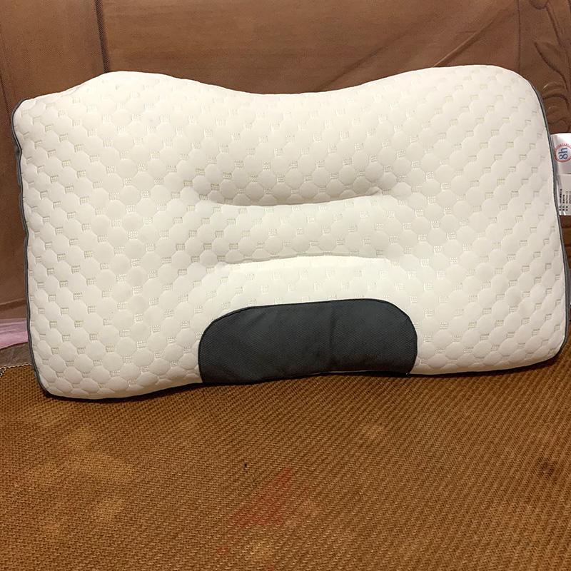 

Мягкие тканые подушки для массажа шеи Регулируемая эргономичная ортопедическая поддержка профиля, Подушка высокого качества, Съемная наволочка для комфортного сна