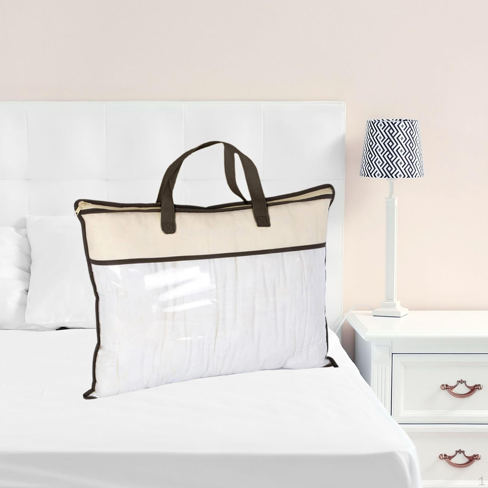 

Сумка для хранения одеял Органайзер для одежды Шкаф Пуховое одеяло для простыней Льняной свитер 50x75cm