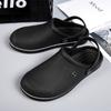 Summer EVA Men Sandals Lightweight Flat Mens Slippers Waterproof Oil Resistant Chef Shoes Outdoor Non Slip Beach Shoes