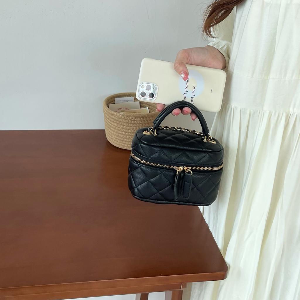 Large Mini Bag Diamond Garland and Fragrant Spring and Summer New Handheld Chain Bag Versatile One-shoulder Crossbody Bag