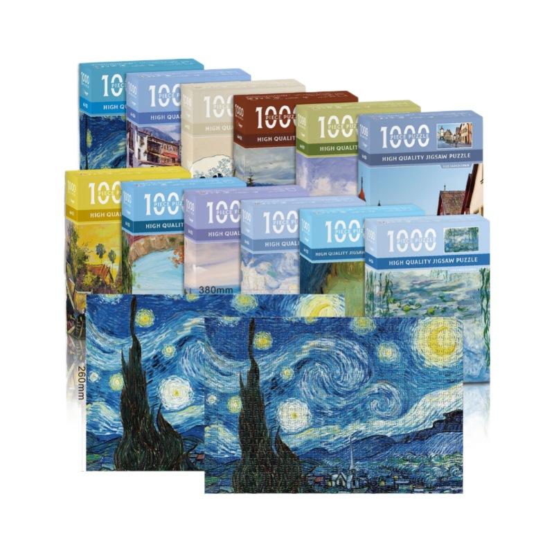 Puzzle 1000 Teile Erwachsenen Dekompression pädagogisches Spielzeug Heilung Schwierig subtiles Puzzle