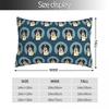 Friendly Bernese Mountain Dog Animal Rectangle Pillowcase Cushion Cover Decorative Bedroom Bed Home Comfort Throw Pillow