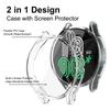 Coque de Protection Pour Samsung Galaxy Watch 4 5 6 40mm 44mm Couverture Silicone TPU Pare-chocs Protection Écran Accessoires Complets