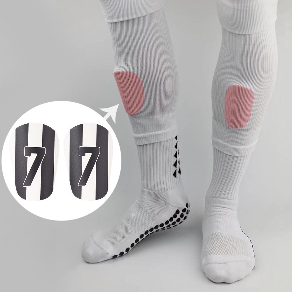 2 pezzi Parastinchi da Calcio Protezione Gamba Allenamento Calcio Mini Parastinchi Antiscivolo Per Adulti Bambini Protezione Gamba