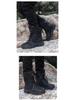Men's Plus Size Fleece-Lined Combat Snow Boots - Warm Autumn/Winter Desert Boots 2025