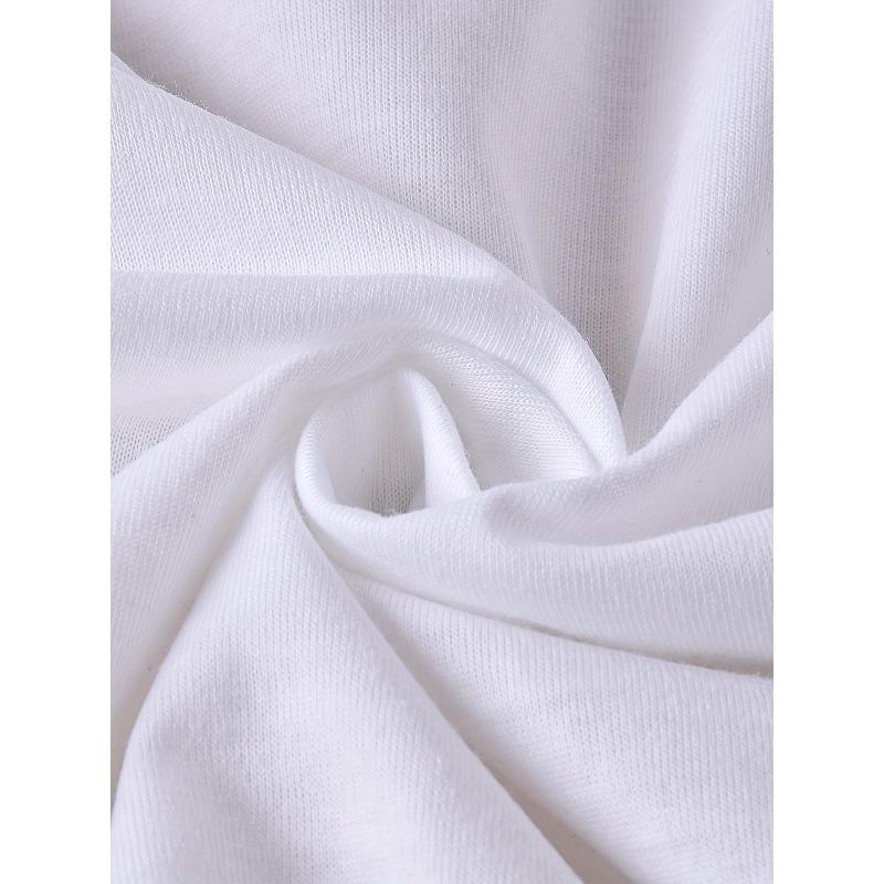 European Size Fashion Women'S Summer Round-Neck Short-Sleeve Printed T-Shirt Top