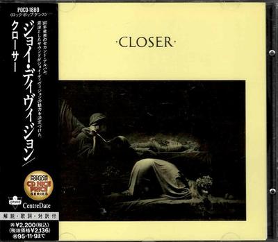 CD JOY DIVISION  Closer POCD1880 London Records 1993 Japan Rock Used