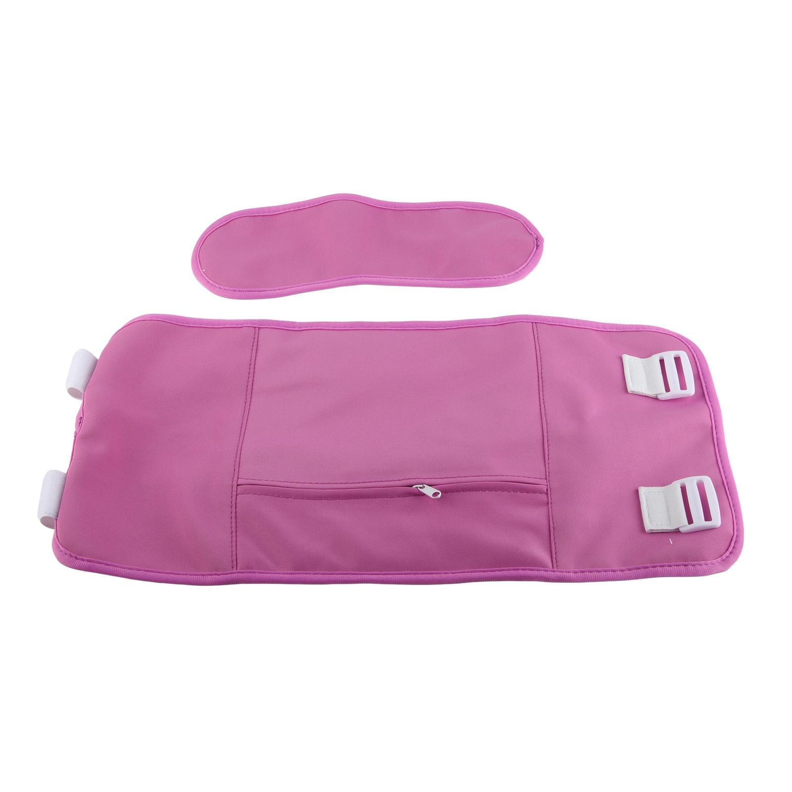 

2pcs Castor Oil Pack Wrap Set Adjustable Waist Neck Pack Wrap Reusable Washable Purple Package