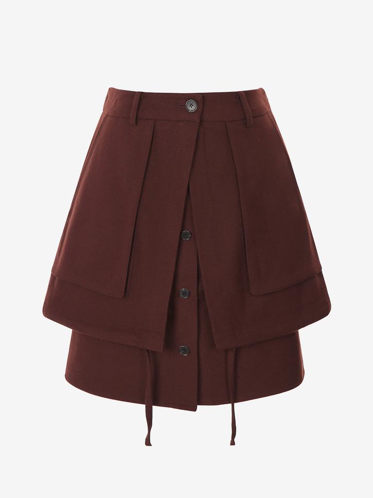 Beuienwaiseutyudio Layered Detail Mini Skirt_Yzasrn6