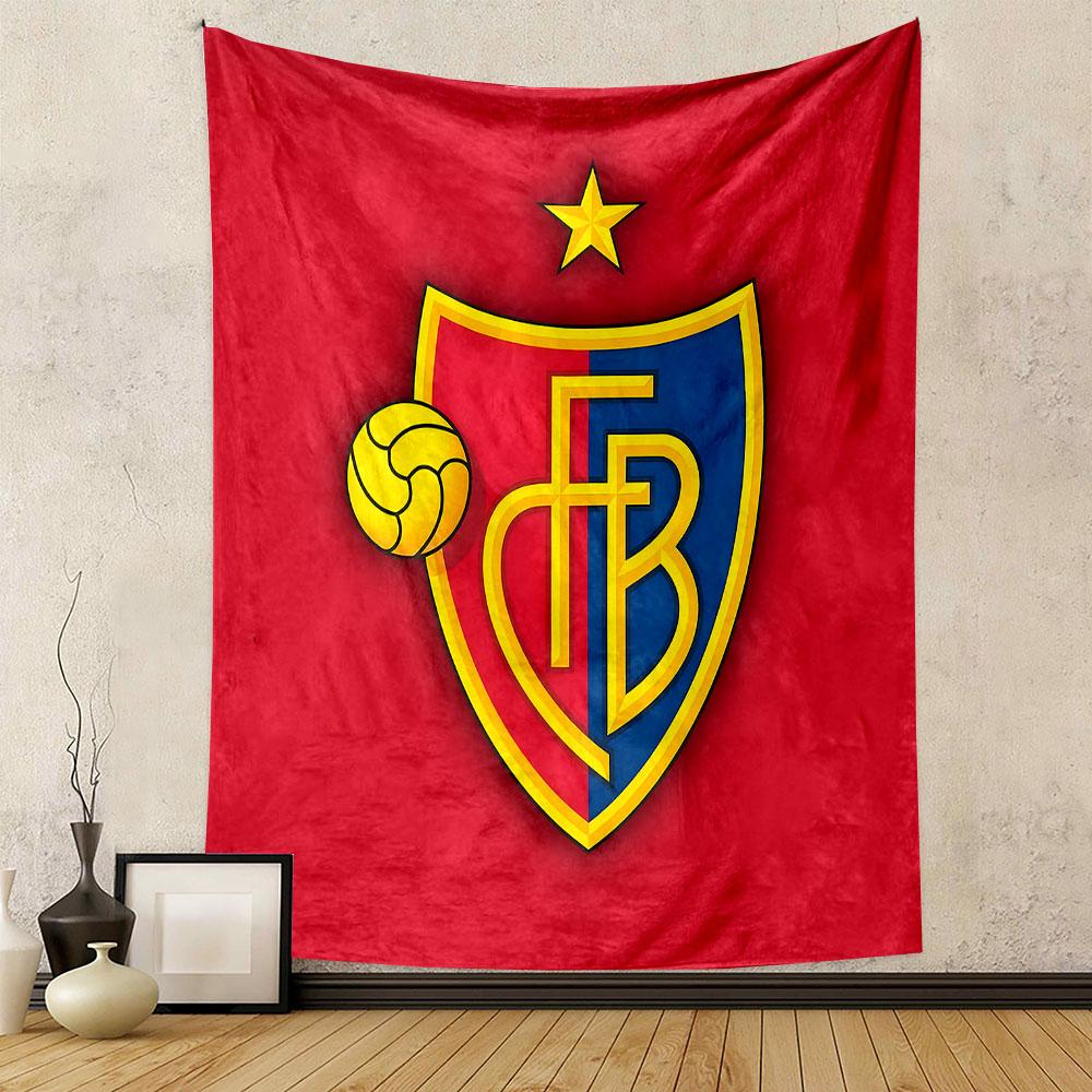 "Red and Blue Shield with Yellow Star" Patterned tapestry home decor, suitable for bedroom and living room, gift