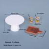 Mini Dollhouse Juice Display Tray - Handmade Decorative Table Accessory