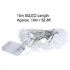 Five Pointed Star String Light Battery Operated LED Lamp Decor for Indoor Outdoor Decoration(10m 80LED with Flashing