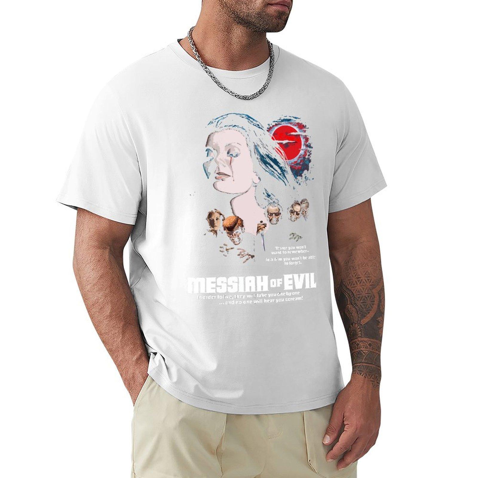 Messiah of Evil TShirt Funny tshirt vintage anime shirt anime clothes Mens clothing S