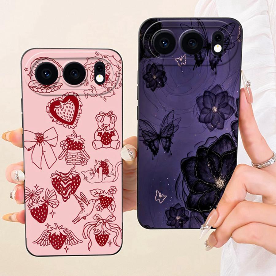 Hülle Für Honor 500 Pro Hülle Schleife Blume Neues Design Schlichtheit Weiche Silikonhülle Für Honor500 500Pro 5G Coque Capa