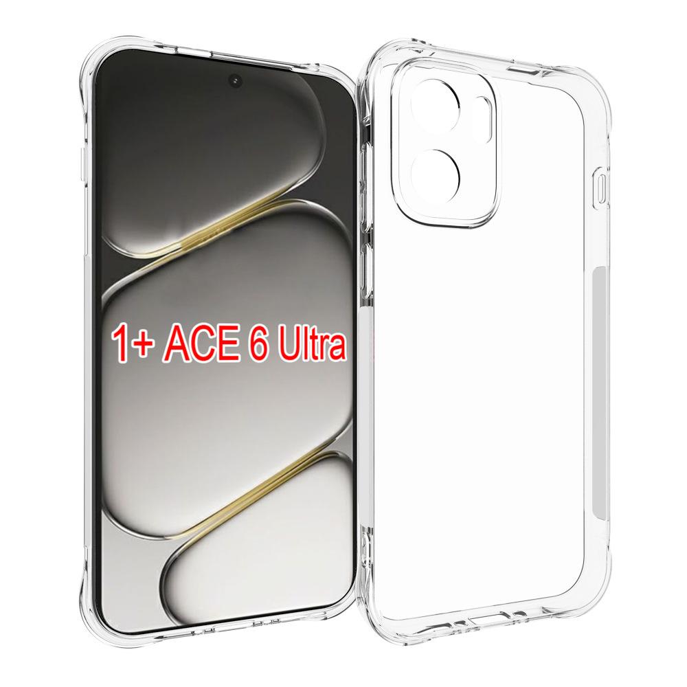 EUCAGR For Oneplus Ace 6 Ultra One plus Ace 6T Transparent TPU Back Case,Anti-Shock HD Clear TPU Case For Oneplus Ace6 Ultra