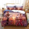 Fashion 3D Print Anime Carole & Tuesday Bedding Set Single Twin Full Queen King Size Bed Set Adult Kid Bedroom Duvet Cover Sets
