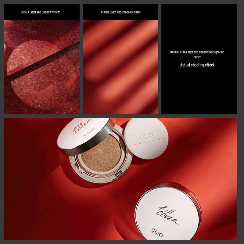 3D Double-Sided Tree Shadow Background Paper for Photography: Minimalist Prop for Cosmetics, Food, and Jewelry Still Life