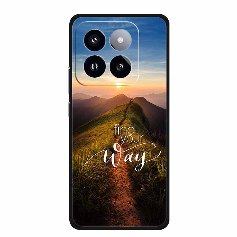 For Xiaomi 14T PRO Case Luxury Soft Silicone TPU Phone Cases Back Cover For Xiaomi14T Bumper Protective Shockproof Love fundas
