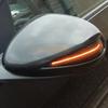 2pcs Dynamic Blinker for Honda Civic 8th MK8 Hatchback LED Turn Signal 3D 5D light side mirror lamp 2006 2012  FN2 FN FK