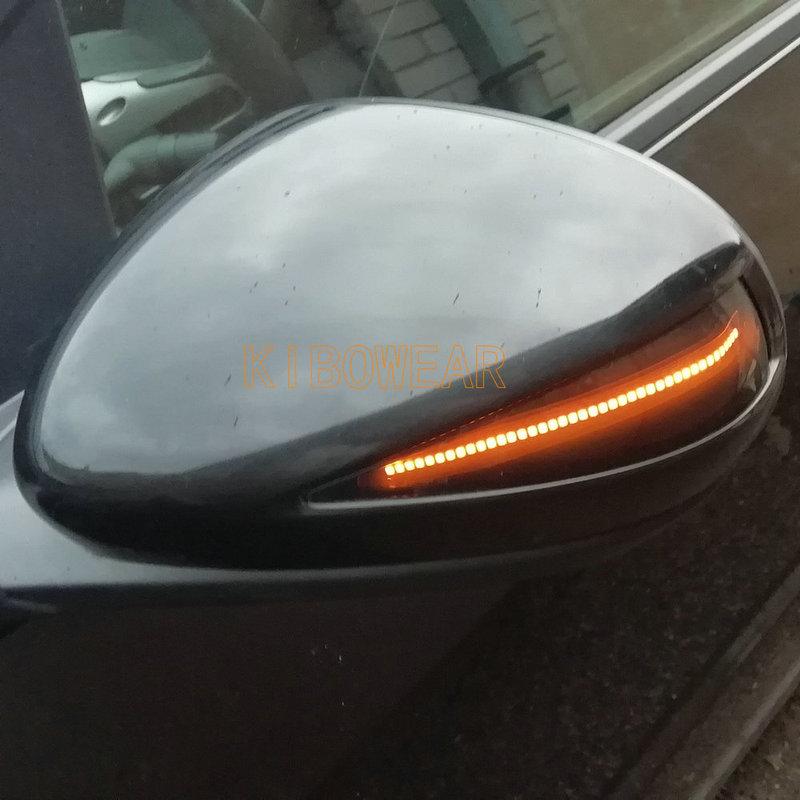 2pcs Dynamic Blinker for Honda Civic 8th MK8 Hatchback LED Turn Signal 3D 5D light side mirror lamp 2006 2012  FN2 FN FK