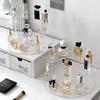 Acrylic Display Stand Riser Perfume Stand Doll Organizer Clear Bedroom Shelf Riser Organizer for Figures Desktop Display Rack