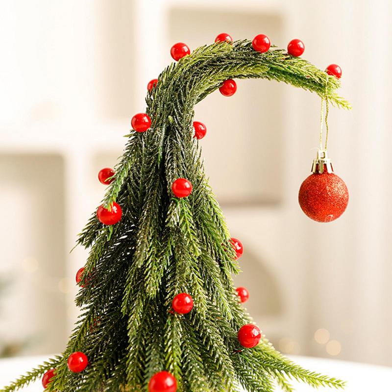 Crooked Christmas Tree Artificial Green Christmas Tree Christmas Decorations Sculpture Skinny Christmas Tree Sculpture Christmas