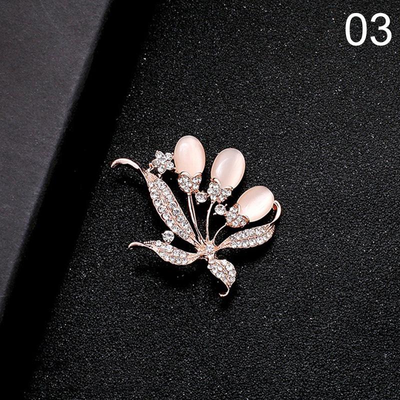 1PC Fashion Women Wedding Party Clothing Accessories Brooch Pins Jewelry Gift Rhinestone Pin Brooch