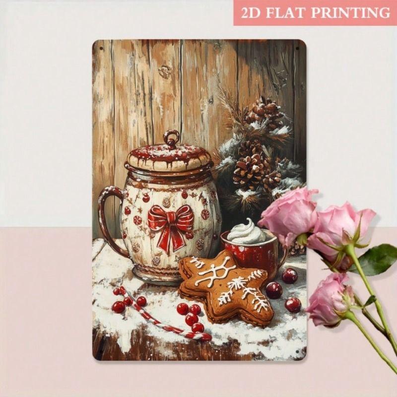 Vintage Style Metal Decorative Painting for Bars Cafes Garages