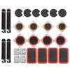 Essential Emergency Tire Repair Kit for Outdoor 26Pc Portable Bike Patch Kit Plastic Tire Repair Patches For Cycling Maintenance