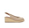 Flag Mid Wedge Espad Slingback Sandals