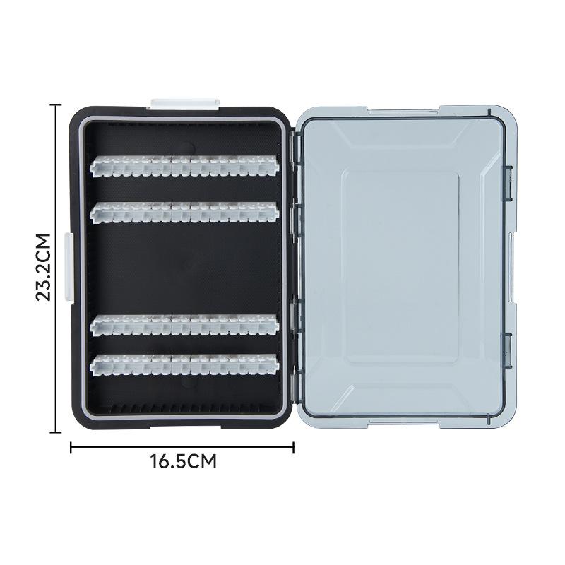 HAUT TON PP Plastic Fake Bait Box VIB Wave Crawling Zigzag Dog Pencil Lure Multi-functional Detachable Storage Accessories