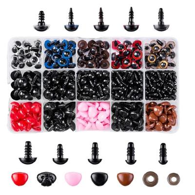 Pack of 752 Sturdy Doll Eyes with Screws for Childrens Creative Playing and Home Craft