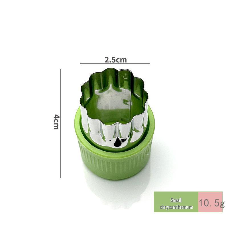 Stainless Steel Farfalle, Vegetable, Fruit, and Sausage Cutter & Cookie Wonton Stamp for Baby Food