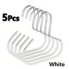 5pcs Hat Organizer for Baseball Caps Metal Hat Racks Storage Organizer Anti-Slip Hats Ties Scarves Bags Hanger Storage Hook