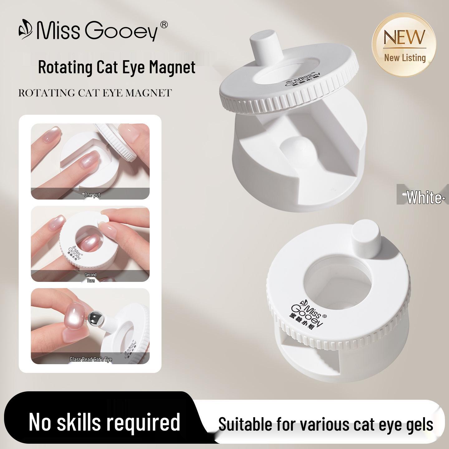 

Miss Honey Nail Art Glass Beads Cat Eye Magnetic Tool - Strong Magnet for Beginner Nail Designs