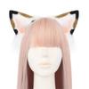 Anime-Cosplay Props Cat Ears and Tail Set Plush Furry Animal Ears Hairhoop with Cat Tail Fancy-Dress Party Costumes