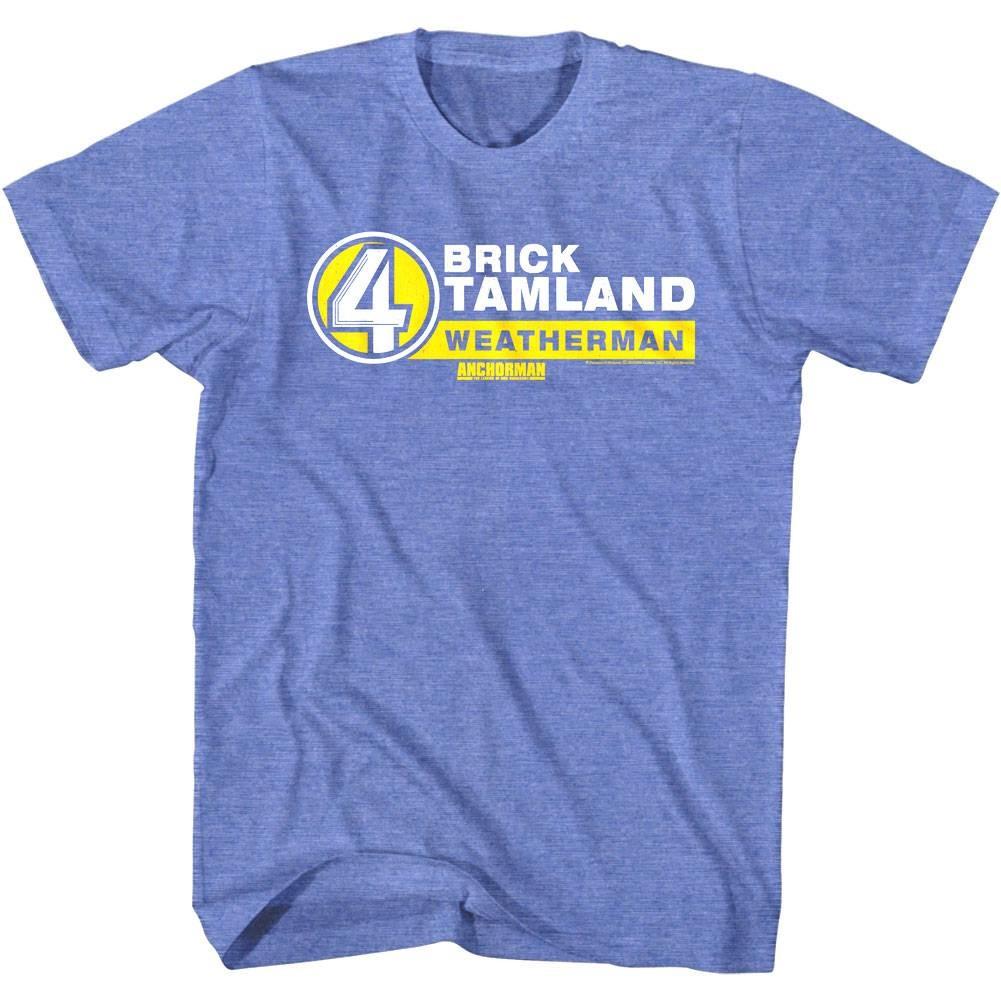 Anchorman Brick Tamland Weatherman Men T Shirt S