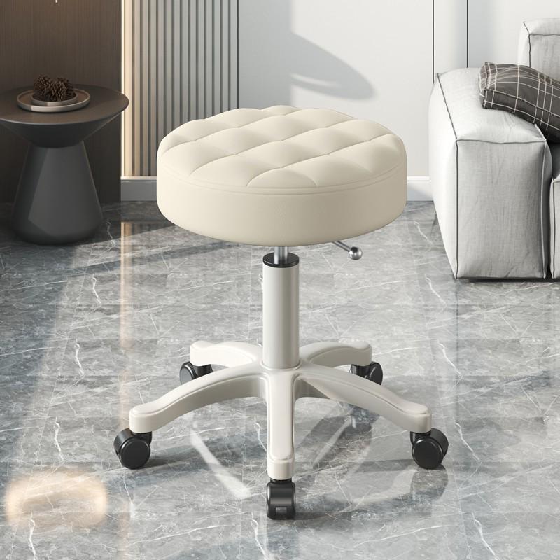 Height-Adjustable Rotating Salon Chair for Beauty, Barber, or Nail Art