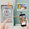 9in Wired to Wifi Video Intercom Doorbell IP55 Waterproof Night Vision Photo Shooting Recording