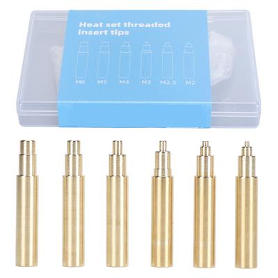 Wärmeeinbettmutter Spitzen M2 M2.5 M3 M4 M5 M6 Standard 936 Universal Lötkolbenspitzen Set für Hakko FX