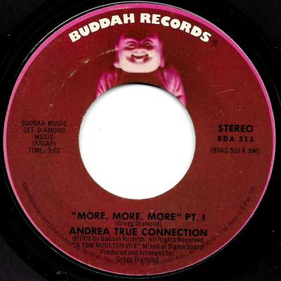 7inch Record ANDREA TRUE CONNECTION - More, More, More BDA515 Buddah Records 1976 US Soul/Funk Used