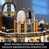 1623Pcs Aerospace Museum Building Blocks, Space Station Observatory Model With Led Light, Stem Educational Toy Gifts For Kids